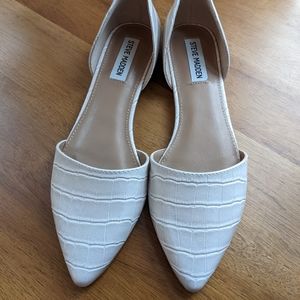 Steve Madden Talent D'Orsay Crocodile Flats